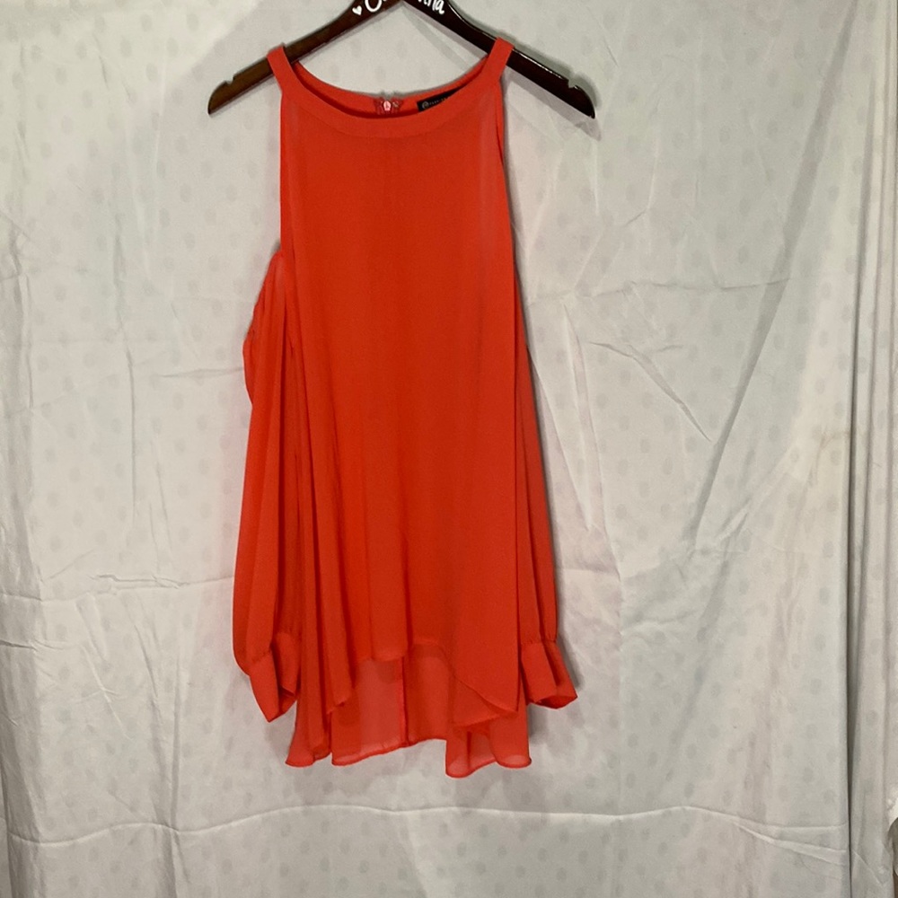 Orange blouse